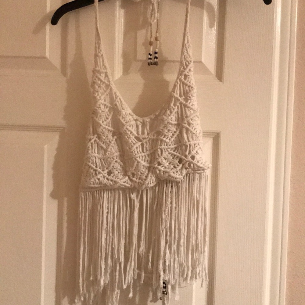 Super cute crochet top!!